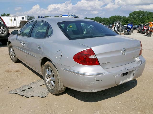 2G4WD532551335089 - 2005 BUICK LACROSSE C SILVER photo 3