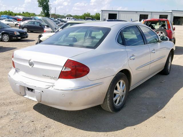 2G4WD532551335089 - 2005 BUICK LACROSSE C SILVER photo 4