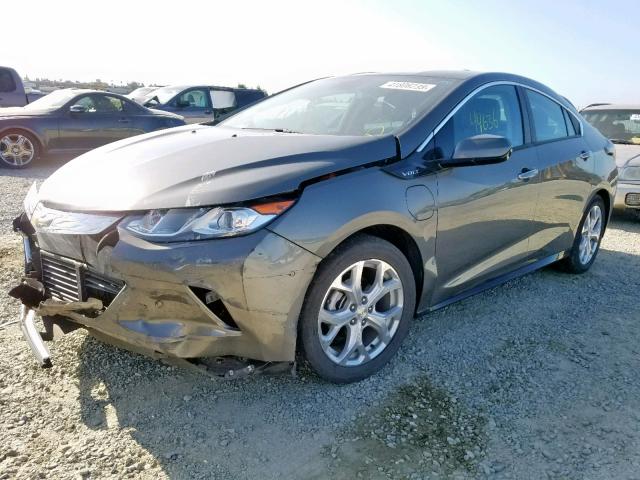 1G1RD6S52HU214203 - 2017 CHEVROLET VOLT PREMI GRAY photo 2