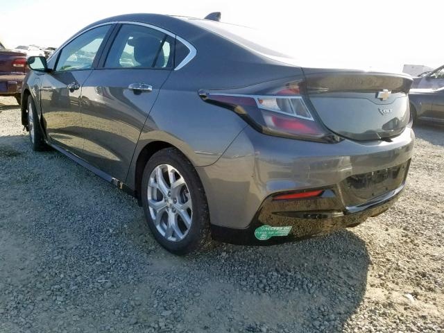 1G1RD6S52HU214203 - 2017 CHEVROLET VOLT PREMI GRAY photo 3