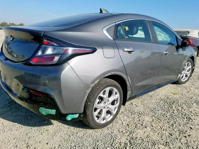 1G1RD6S52HU214203 - 2017 CHEVROLET VOLT PREMI GRAY photo 4