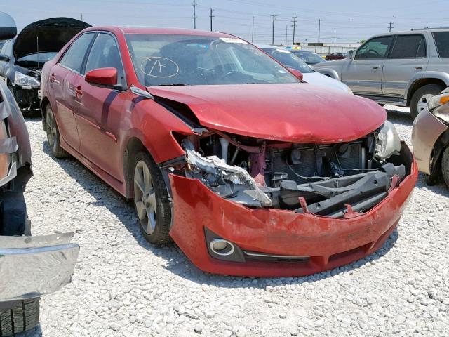 4T1BF1FK9CU620943 - 2012 TOYOTA CAMRY BASE RED photo 1