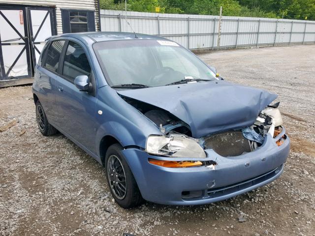 KL1TD66658B023748 - 2008 CHEVROLET AVEO BASE Көк фото 1