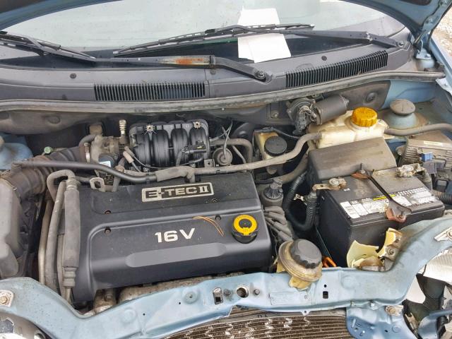 KL1TD66658B023748 - 2008 CHEVROLET AVEO BASE Көк фото 7