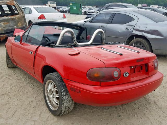 JM1NA351XL0137666 - 1990 MAZDA MX-5 MIATA RED photo 3