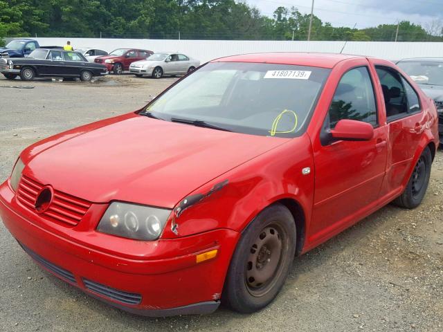 3VWRC29M6YM129947 - 2000 VOLKSWAGEN JETTA GL RED photo 2