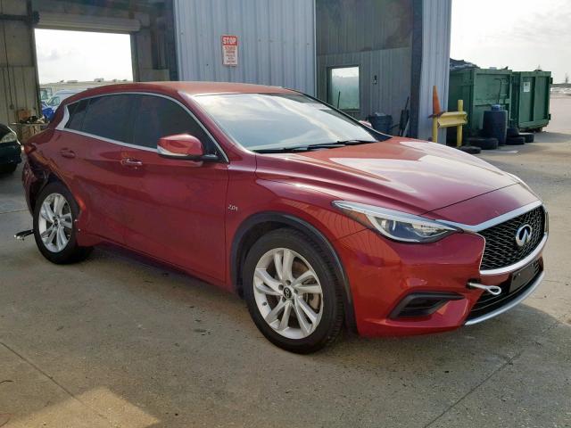 SJKCH5CP1JA059708 - 2018 INFINITI QX30 BASE RED photo 1