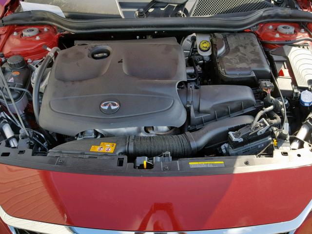 SJKCH5CP1JA059708 - 2018 INFINITI QX30 BASE RED photo 7