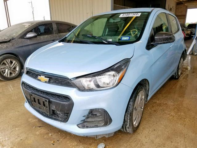 KL8CB6SA6GC620014 - 2016 CHEVROLET SPARK LS BLUE photo 2