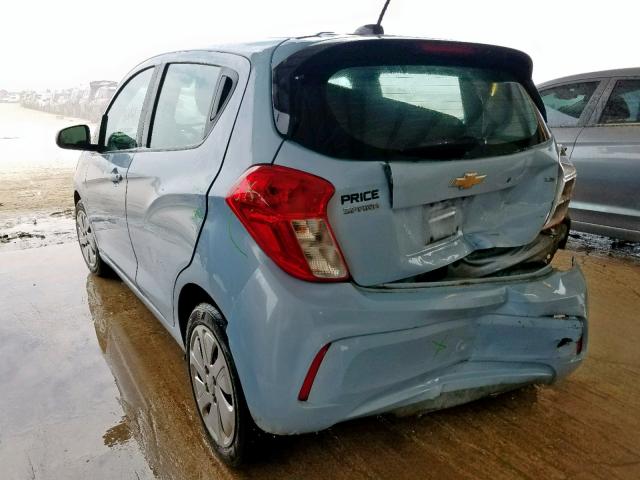 KL8CB6SA6GC620014 - 2016 CHEVROLET SPARK LS BLUE photo 3