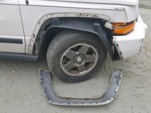 1J8HG48N06C246004 - 2006 JEEP COMMANDER 白色 照片 10