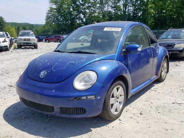 3VWRG31C67M500391 - 2007 VOLKSWAGEN NEW BEETLE Niebieski zdjęcie 2