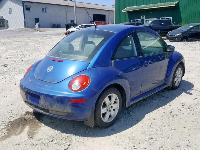 3VWRG31C67M500391 - 2007 VOLKSWAGEN NEW BEETLE Niebieski zdjęcie 4