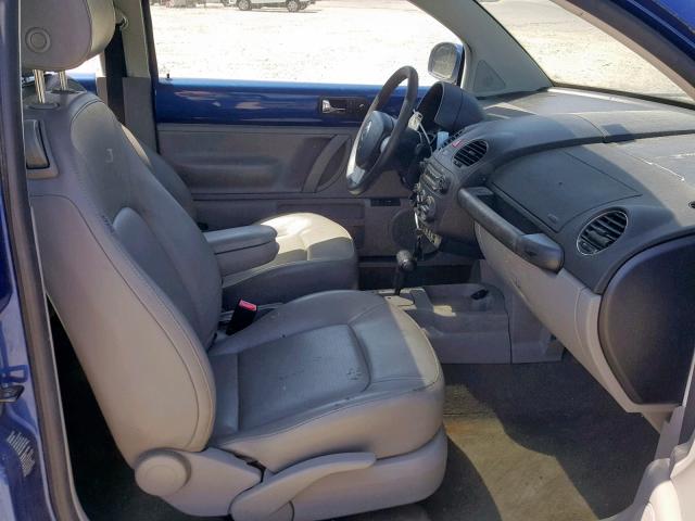 3VWRG31C67M500391 - 2007 VOLKSWAGEN NEW BEETLE Niebieski zdjęcie 5