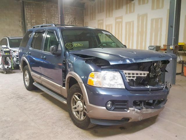 1FMZU74E83ZA55849 - 2003 FORD EXPLORER E BLUE photo 1