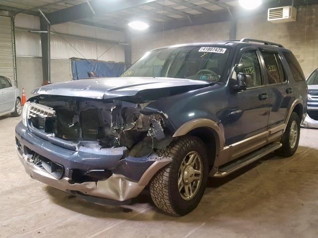 1FMZU74E83ZA55849 - 2003 FORD EXPLORER E BLUE photo 2