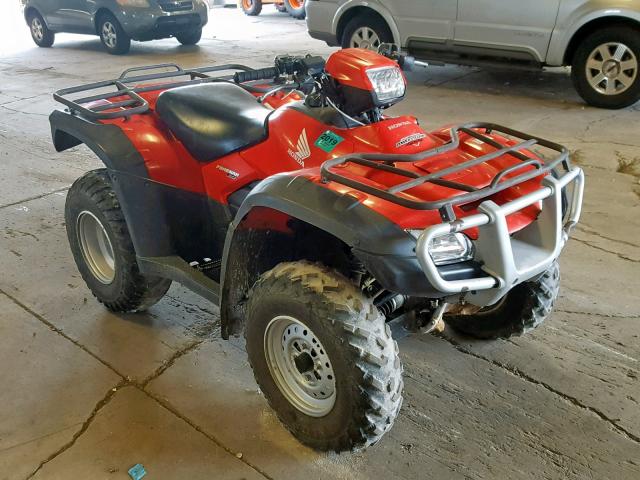 1HFTE31H174201418 - 2007 HONDA TRX500 FM RED photo 1