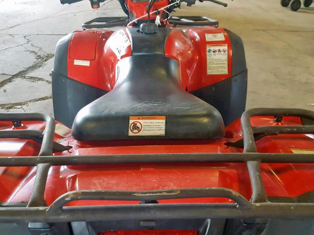 1HFTE31H174201418 - 2007 HONDA TRX500 FM RED photo 6