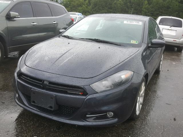 1C3CDFBA5DD337647 - 2013 DODGE DART SXT GRAY photo 2