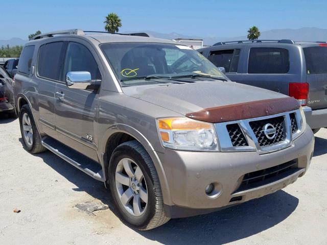 5N1BA08D08N614148 - 2008 NISSAN ARMADA SE BEIGE photo 1