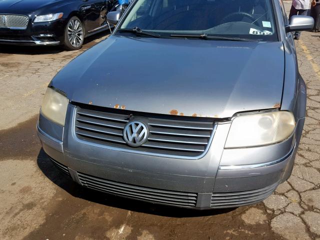 WVWMD63B83P266223 - 2003 VOLKSWAGEN PASSAT GL GRAY photo 7