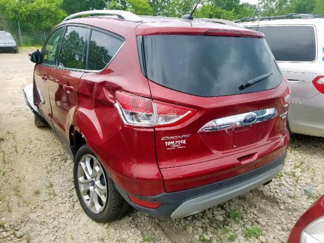 1FMCU9JX6GUA93316 - 2016 FORD ESCAPE TIT RED photo 3