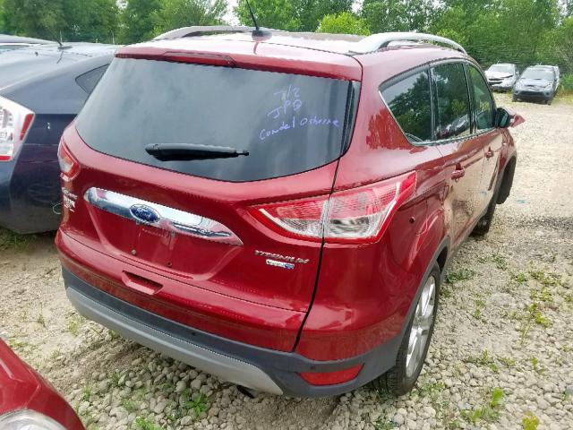 1FMCU9JX6GUA93316 - 2016 FORD ESCAPE TIT RED photo 4