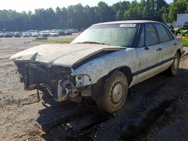 1G4HP52K1TH448307 - 1996 BUICK LESABRE CU WHITE photo 2