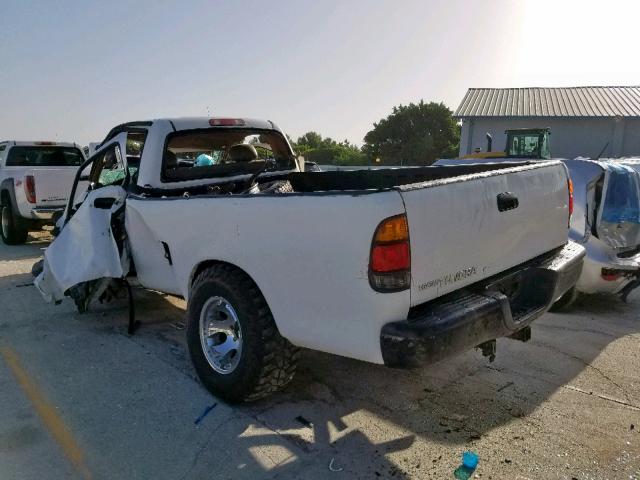 5TBJN32144S442580 - 2004 TOYOTA TUNDRA WHITE photo 3