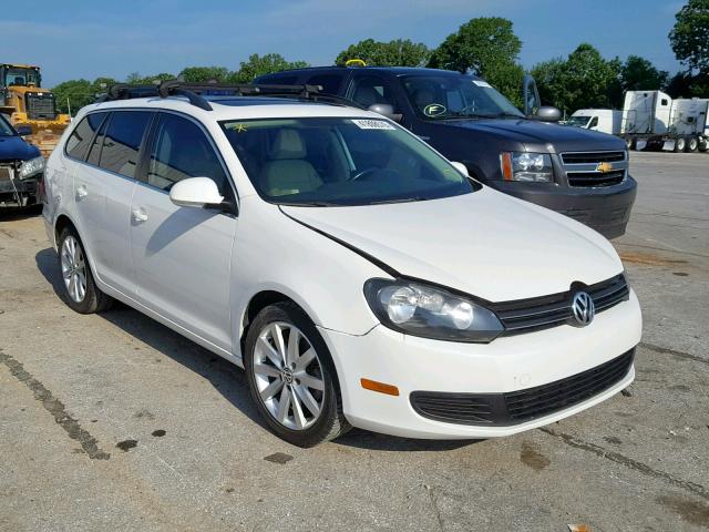 3VWTL7AJ7AM616875 - 2010 VOLKSWAGEN JETTA TDI WHITE photo 1