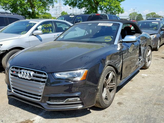 WAUVGAFH2EN010606 - 2014 AUDI S5 PRESTIG BLACK photo 2