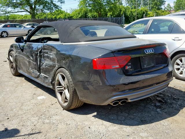 WAUVGAFH2EN010606 - 2014 AUDI S5 PRESTIG BLACK photo 3