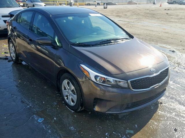 3KPFK4A71HE014774 - 2017 KIA FORTE LX BROWN photo 1