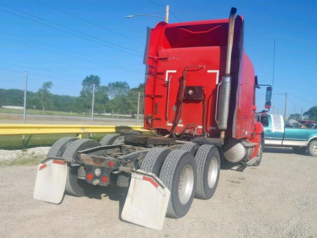 1FUJA6CKX6LW57597 - 2006 FREIGHTLINER CONVENTION RED photo 4