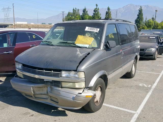 1GNDM19W31B101033 - 2001 CHEVROLET ASTRO GRAY photo 2