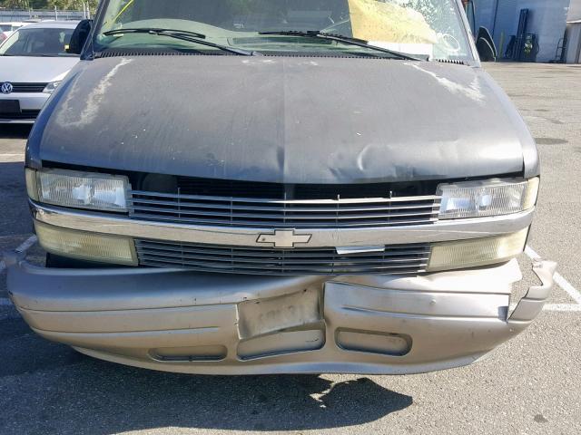 1GNDM19W31B101033 - 2001 CHEVROLET ASTRO GRAY photo 9