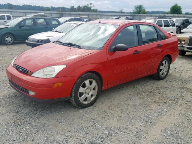 1FAFP38322W304216 - 2002 FORD FOCUS ZTS RED photo 2