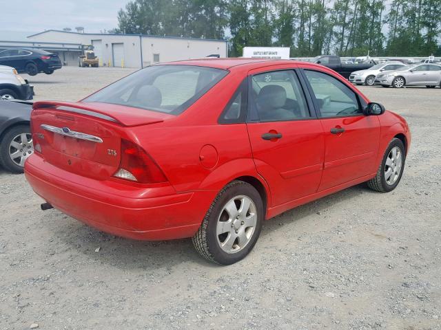 1FAFP38322W304216 - 2002 FORD FOCUS ZTS RED photo 4