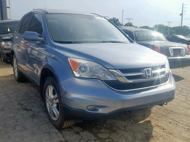 5J6RE3H75AL035154 - 2010 HONDA CR-V EXL BLUE photo 1