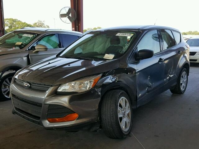 1FMCU0F79EUD43729 - 2014 FORD ESCAPE S CHARCOAL photo 2