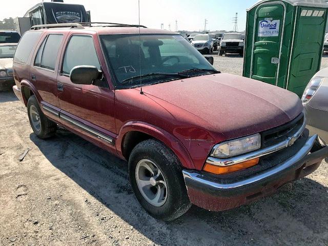 1GNCS13W9Y2148927 - 2000 CHEVROLET BLAZER RED photo 1