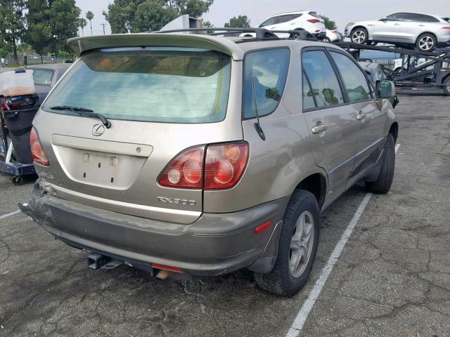 JT6GF10U2Y0078949 - 2000 LEXUS RX 300 GOLD photo 4