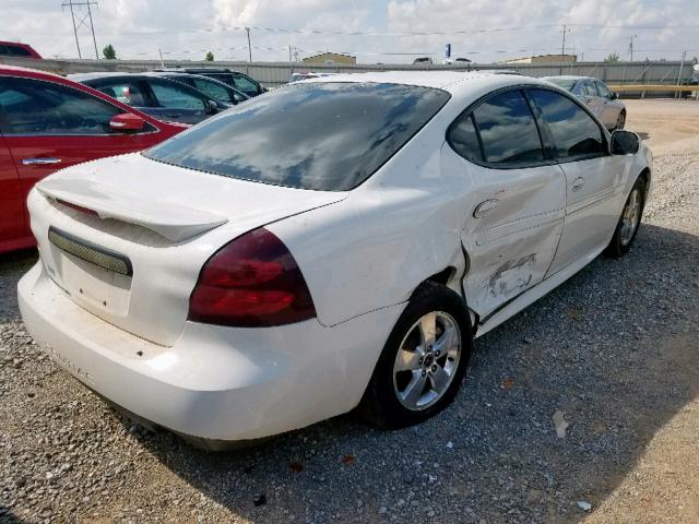 2G2WP522051346602 - 2005 PONTIAC GRAND PRIX WHITE photo 4