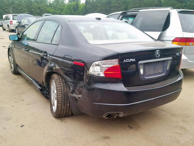 19UUA66296A006586 - 2006 ACURA 3.2TL BLACK photo 3