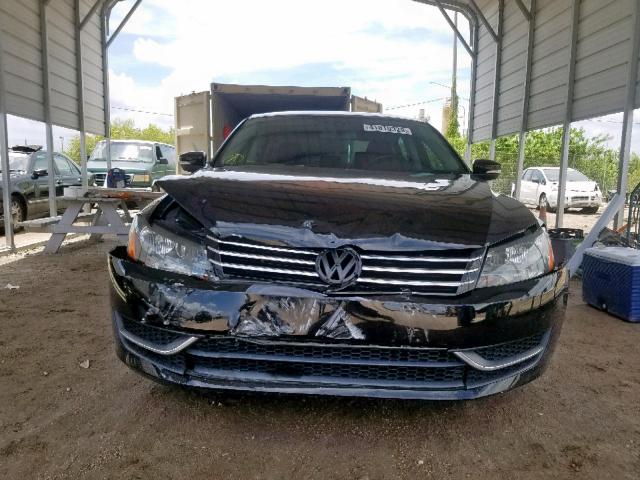 1VWAT7A31EC028521 - 2014 VOLKSWAGEN PASSAT S BLACK photo 9