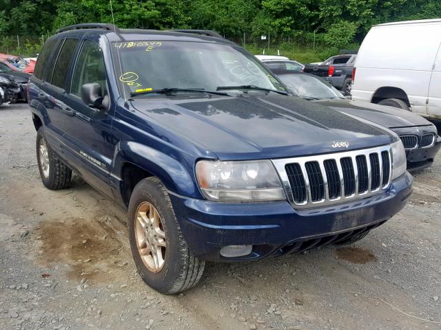 1J4GW48S62C252597 - 2002 JEEP GRAND CHER BLUE photo 1