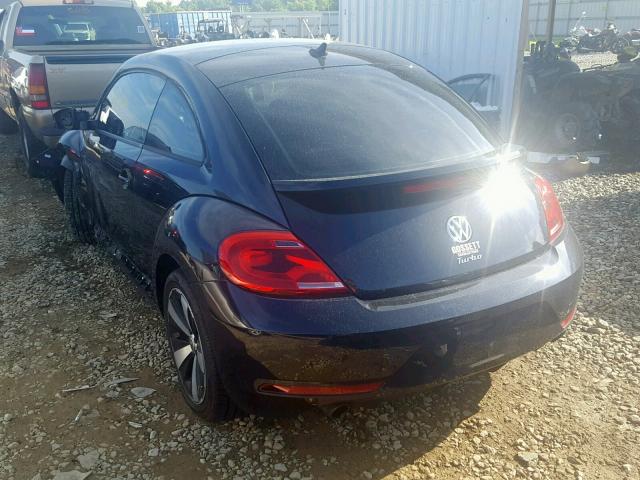 3VWVT7ATXEM666833 - 2014 VOLKSWAGEN BEETLE TUR BLACK photo 3