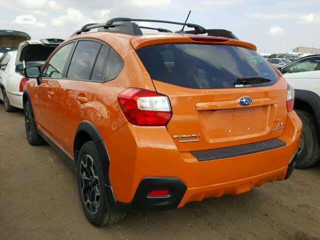 JF2GPAPC0F8241858 - 2015 SUBARU XV CROSSTR ORANGE photo 3