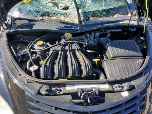 3C4FY48B22T309975 - 2002 CHRYSLER PT CRUISER BLACK photo 7