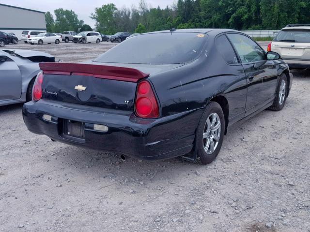 2G1WX15K559232394 - 2005 CHEVROLET MONTE CARL BLACK photo 4